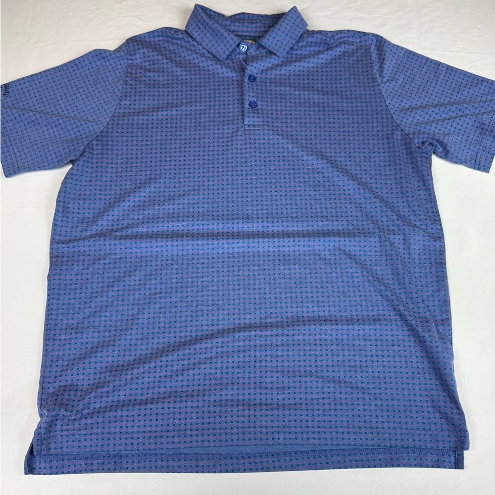 Callaway Men's Patterned Blue Polo Shirt